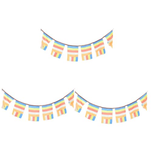 YARNOW 3 Corde bandiera buddista bandiere preghiere tibetane e buddiste stamina a dell'orgoglio bia e di preghiera del cavallo del a di preghiera