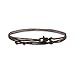 Produktbild Nato Cuff - Doppelt gewickeltes Nylonarmband - handgefertigt in Frankreich - verstellbar - Herren und Damenschmuck (Braun/Schwarz)