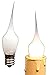 Creative HobbiesÂ® Mini Country Style Silicone Dipped Candle Light Bulbs, 3 Watt -Pack of 10 Bulbs