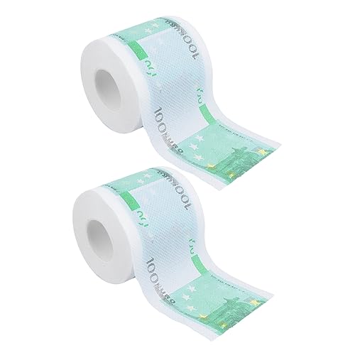 UTHCLO 2ボリューム カラフルなプリントデザイン ペーパー トイレットペーパー 紙ナプキン 使い捨て ダイニング キッチン オフィス パーティー用