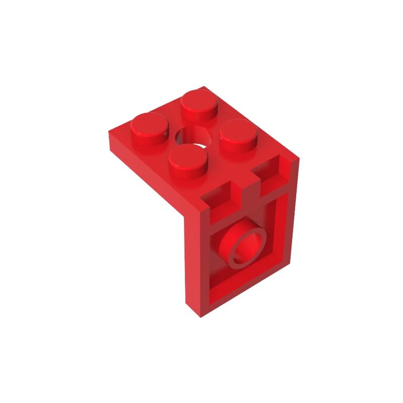 GDS-1057 Bracket 2x2-2x2 50PCS Compatible with Lego Toy 3956 35262 6019212 DIY Parts and MOC Components for Major Brick Brands Color:Red โ image 1