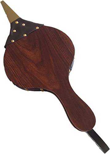 Kaminbalg, 39 x 17 cm, Holzgrill, Lagerfeuer, Braun, für Heimwerker, Kamin, Werkzeug, Holzofen, BBQ, Outdoor-Camping Cover