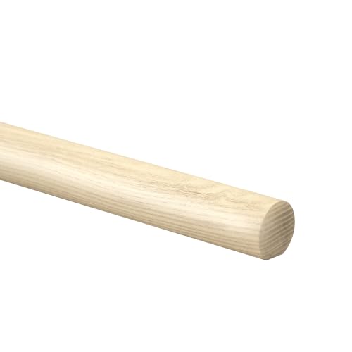 Main courante en bois de chêne pour sécuriser l'escalier familial