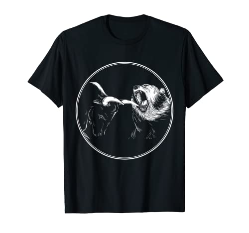 Bullish Bearish Bull VS Bear Stock Market Investor Fusée T-Shirt