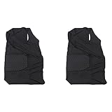 couleur: noir Osmond 2X Protège-Côtes Rembourré Gilet Chemise de Compression Gilet D\'Entraînement avec 3 Tampons pour Le Football Football Basketball Le Hockey ÉQuipement de Protection XL