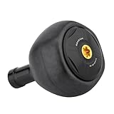 ゴメクサス F38 リールハンドルノブ 鍛造カーボン製 ラウンド型 ノブ 38mm ダイワ (Daiwa) タイプ S シマノ (Shimano) タイプ A ハンドル 交換用 スピニングリール ベイトリール 対応 海釣り 船釣り ルアー釣り