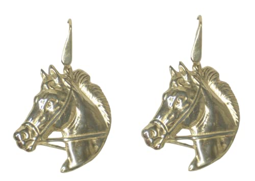 Boucles d'oreilles pendantes cheval argent 925 équitation jodhpurs ferme