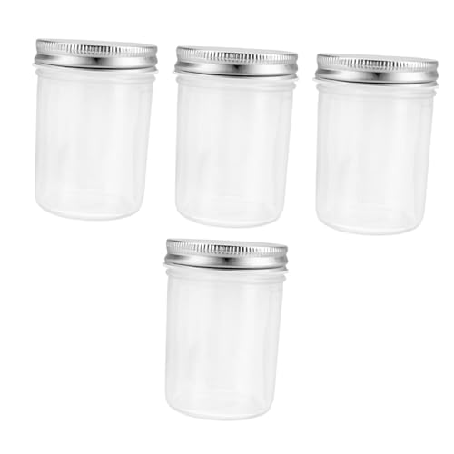 NAMOARLY 4Piezas Frascos Para Conservas Pack Jalea De Frascos De Hermético Para Miel y Mermeladas Para Almacenamiento Casa