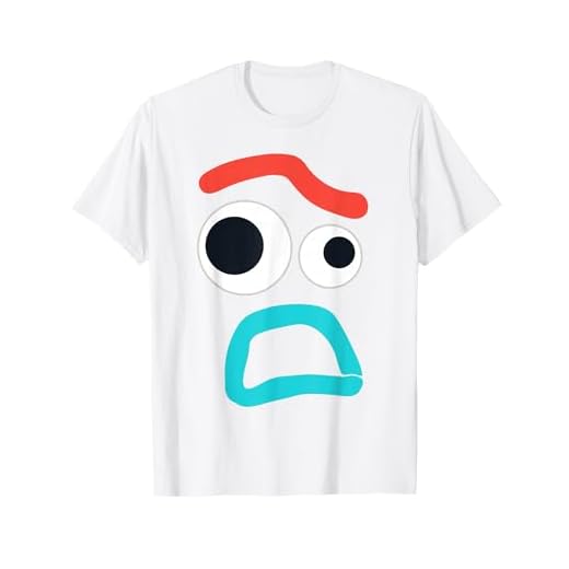 Disney and PIXAR Toy Story 4 Forky Timid Face Costume Camiseta