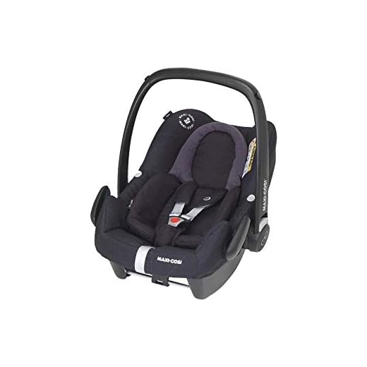 Maxi-Cosi Rock - Silla infantil para coche (grupo 0+, 0-13 kg, 0-12 meses), varios colores negro (brillantes) Talla:Gruppe 0+ (0-13 kg)