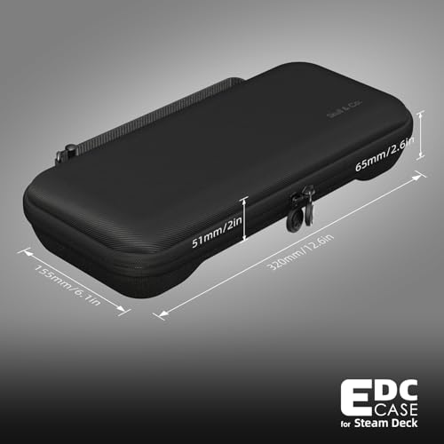 Skull & Co. Bolsa de Viaje Protegida para Steam Deck y OLED: Casco Rígido Portátil - imagen 12