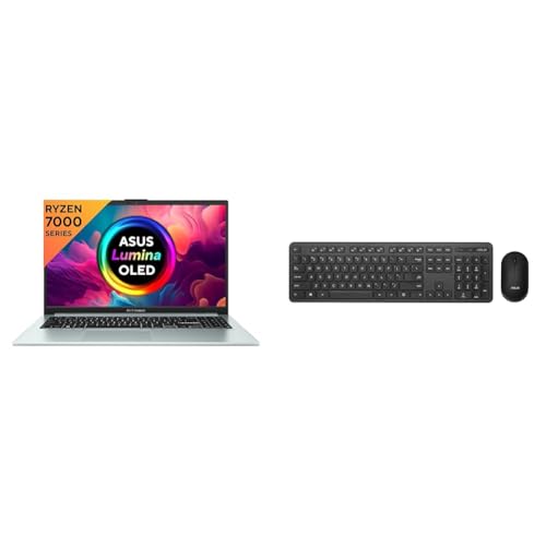 Image of ASUS Vivobook Go 15 (OLED) 2023, Windows, 16GB RAM, AMD Ryzen 5 7520U, 15.6 inch(39.62 Cm) FHD OLED, Thin & Light Laptop