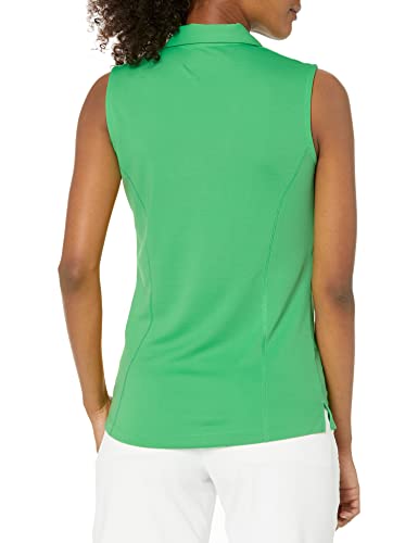 Image of PGA Tour Women's Petite Airflux Sleeveless Polos