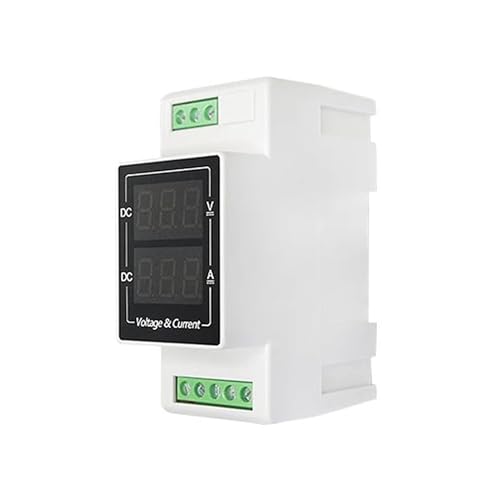 Compteur numérique intégré Rail Din DC 100V voltmètre ampèremètre 20A - 5