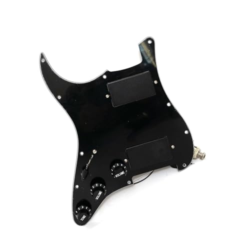 Pickguard pré câblé guitare gauche avec kit humbucker actif gaucher