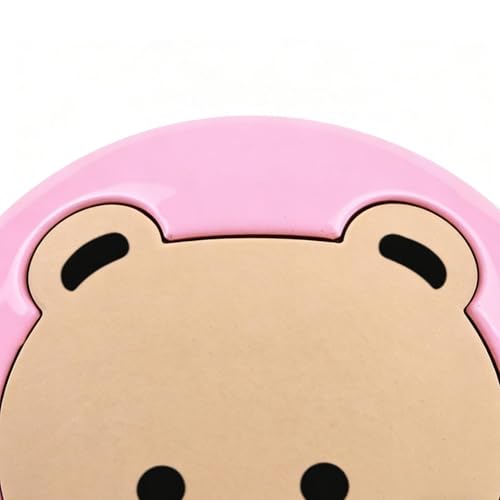 Cache-bouton de démarrage d'ours mignon pour décoration de voiture universelle et camion