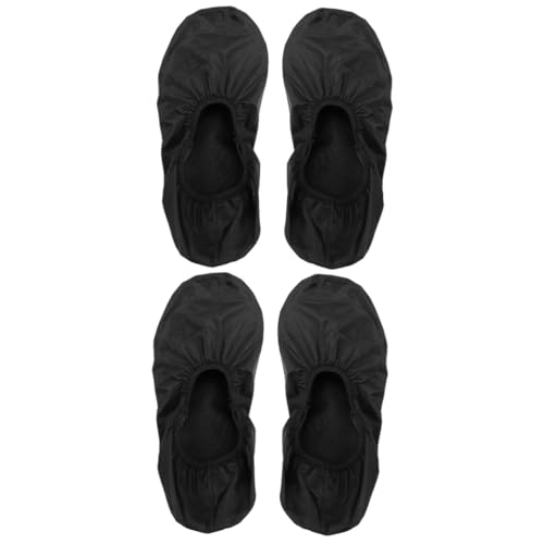 Sosoport 2sets Bowling Sports Shoe Cover Waterproof Elastic Anti-Slip Outdoor Sneaker Covers Ideal for Rainy Weather 2pcs*2