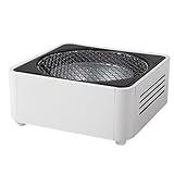 Barbacoa de carbón vegetal, barbacoa de mesa compacta para exterior, barbacoa móvil, perfecta para camping, jardín, pícnic
