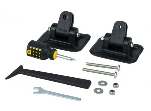 Bimini Zubehör Set für Bimini Top: 2 Halterungen zum Aufkleben für Schlauchboote, 1 Gabelschlüssel, Bootabdeckplanen, Bootverdeck, Bootsabdeckung, Sonnenverdeck