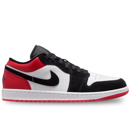 Air Jordan 1 Low SE Men's Shoes (White/Varsity Red/Black) Size 13
