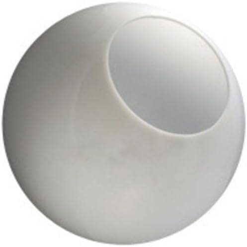 20 in. White Acrylic Globe - with 8 in. Neckless Opening - American 3201-20020-017