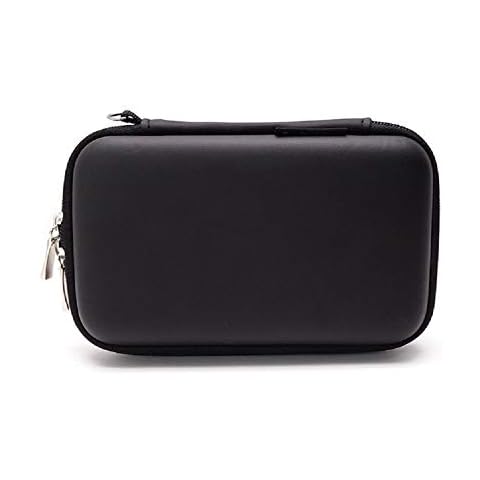 GHKJOK Electronics Pouch Cable Tidy Organiser Accessories Hard Drive Storage Bag for Power Bank, Hard Drive, Smart Phone, Charger, U Disk (Black) Cover