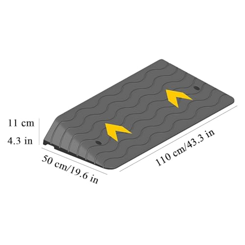 Rampa de umbral antideslizante para sillas de ruedas 11 cm miniatura 6