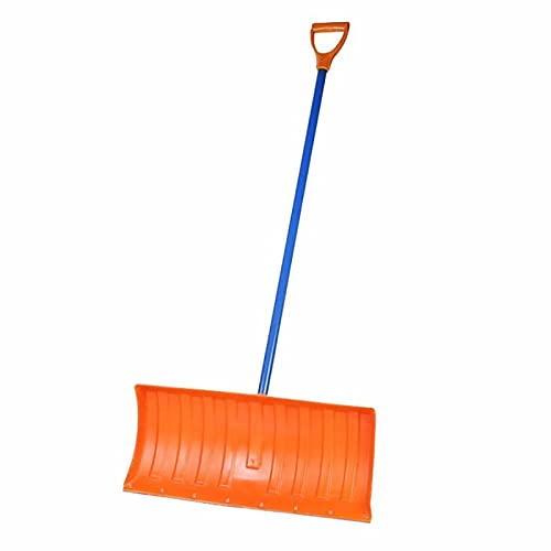 KOKMAT 25-Zoll-Schneeschaufel, Schneeschieber mit D-Griff und Strapazierfähigem Polypropylen-Blatt, Schneeschaufel mit Langem Griff, Große Schneeschaufel für Die Garage Im Auto