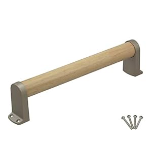 ハイロジック TQOOL 安全・安心 屋内用 木製手すり タテ・ヨコ兼用 300mm 32パイ 耐荷重:80Kg 97252" 