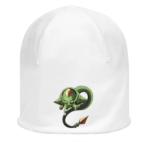 Bonnet unisexe en coton blanc extensible Anime 66 en taille unique pour le quotidien