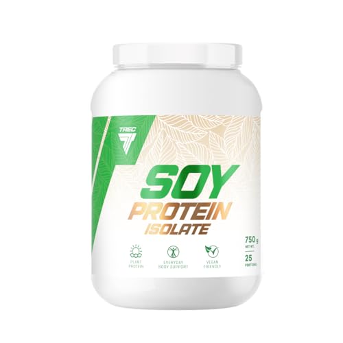 Trec Nutrition - SOY PROTEIN ISOLATE 750g JAR CHOCOLATE - Nicht-GVO Sojaproteinisolat, 94,8% Protein, ideal für Vegetarier