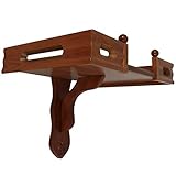 NT furniture Buddha Altar Shelf Stand Wooden Wall Rack Ming (12x18x12.5 inches, Teak)