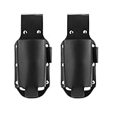 Mafagwre Bierholster, Leder Bierholster Flaschenhalter, Biergeschenk für Männer, Camping Bierzubehör, Bierholster für Männer, Geschenke für Reisen, Camping, Partys und Outdoor (Schwarz)