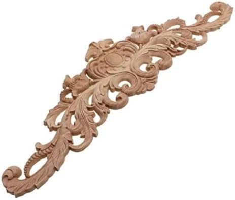 Zehui None Wood Carved Applique, As Shown