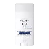 Vichy Aluminum Free Deodorant for Women & Men, 24 Hour Odor Control with Vichy Volcanic Water. Hypoallergenic, Alcohol & Paraben Free, Suitable for Sensitive Skin, Recommended by Dermatologists. 40mL