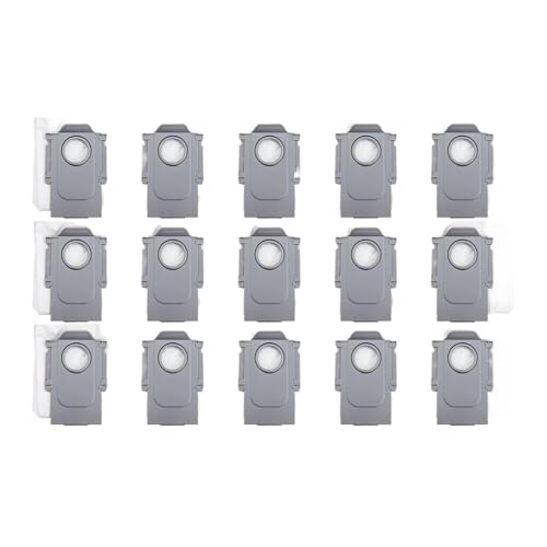 Roborock �ƌ݊�������AS8 MaxV Ultra/Q Revo/Q Revo MaxV/Q Revo S/Q Revo Pro/Qrevo Curv/Saros 10 ���{�b�g�|���@�_�X�g�o�b�O�A�N�Z�T���[(15pcs)