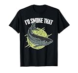 I'd Smoke That Salmon Grill Barbeque Fish T-Shirt