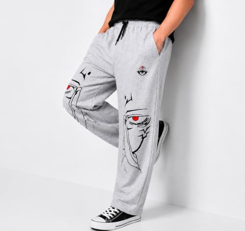Image of Men's Baggy Track Pants | Loose Fit Athletic Joggers for Gym, Running & Casual Wear | Breathable Comfort Sweatpants with Elastic Waist & Pockets