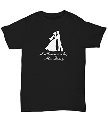 RC Rex Books I Married My Mr. Darcy Shirt Gift For Wife Girlfriend Pride and Prejudice Partner Couples His Hers Love RC Rex Books I Married My Mr. Darcy Shirt Gift For Wife Girlfriend Pride and Prejudice Partner Couples His Hers Love