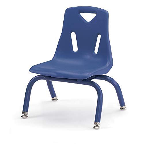 Image of Jonti-Craft Berries 8118JC1003 Stacking Chair with Powder-Coated Legs, 8 inch Height, Blue