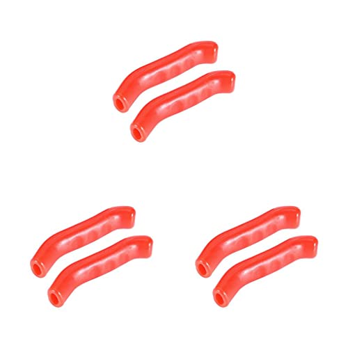 UIKEEYUIS 3 Juegos de 1 par de empuñaduras de palanca de freno de bicicleta, protectores de mango, antideslizantes, cómodos, DIY, reutilizables, manga de ciclismo extraíble Cover