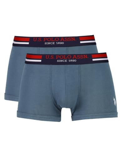 Image of U.S. Polo ASSN. Mens I641 Anti Microbial Essential Boxer Underwear Brief -Pack of 2