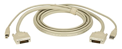 �u���b�N�{�b�N�XKVM CPU�P�[�u��DVI - I�AUSB�Adt-series�A6 ft