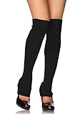 Leg Avenue womens Cozy Knit Footless Leg Warmers Black One Size