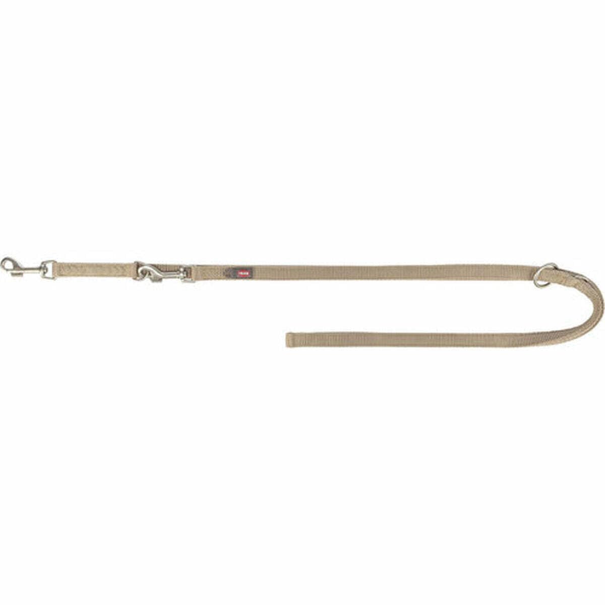 TRIXIE Premium Extension Lead, L-XL, 78.7 in/1.0 in in sand double-layer dog lead, triple adjustable, non-slip - Image 4