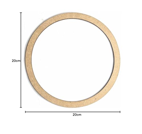 Image of Adikala Peacock MDF Engraved Design Wall Plate Base With Frame Cutout for DIY Craft