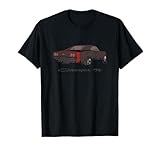 Vintage V8 Muscle car American Classic car Charger Design T-Shirt