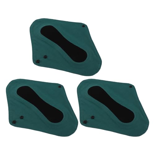 HAMPPLIES 3 Piezas Almohadillas Menstruales Reutilizables de Algodón Transpirable Absorbentes y Antifugas para Postparto y Flujo Abundante Higiénicos Sin Costuras para Cuidado Femenino