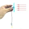 EUDAX DIY DC Power Micro Motor Wind Turbine Electricity Generator Blades Model