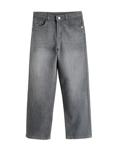 Image of Urbano Juniors Boy's Loose Baggy Fit Washed Denim Jeans Stretchable